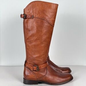 Frye Boots Size 9 B Whiskey Brown “Phillip” Equestrian Riding Leather 3476847